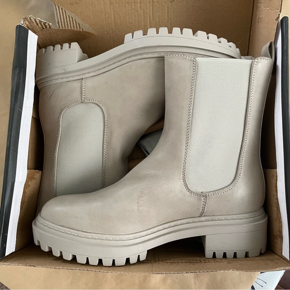 Taupe Chelsea Boots - Picture 1 of 6